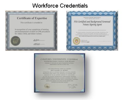 Workforce Credentials