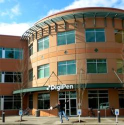 entrance of DigiPen Institute of Technology building