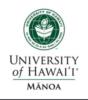 University of Hawaii at Manoa's logo